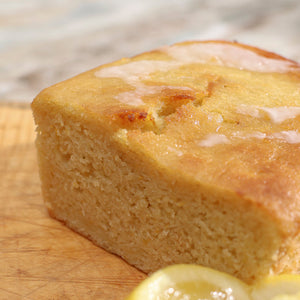 Lemon Glazed Zucchini Bread - Vegan