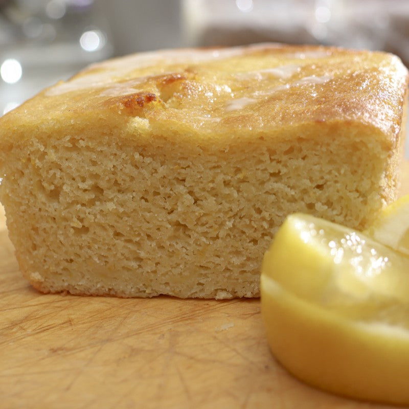 Lemon Glazed Zucchini Bread - Vegan