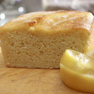 Lemon Glazed Zucchini Bread - Vegan