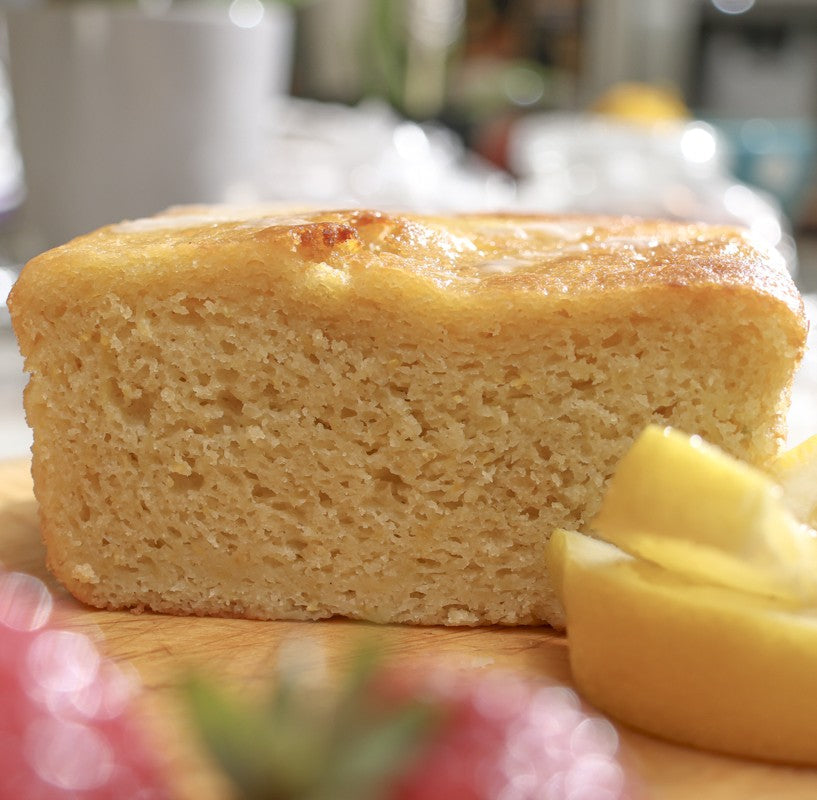 Lemon Glazed Zucchini Bread - Vegan