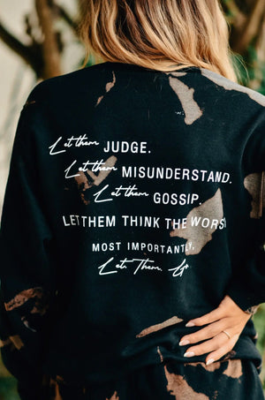 Let Them Bomba Sweatshirt Southern Bliss Company
