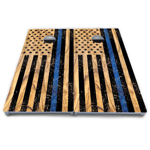 Light Wood Flag Cornhole Boards - All Weather Series Cornhole Solutions