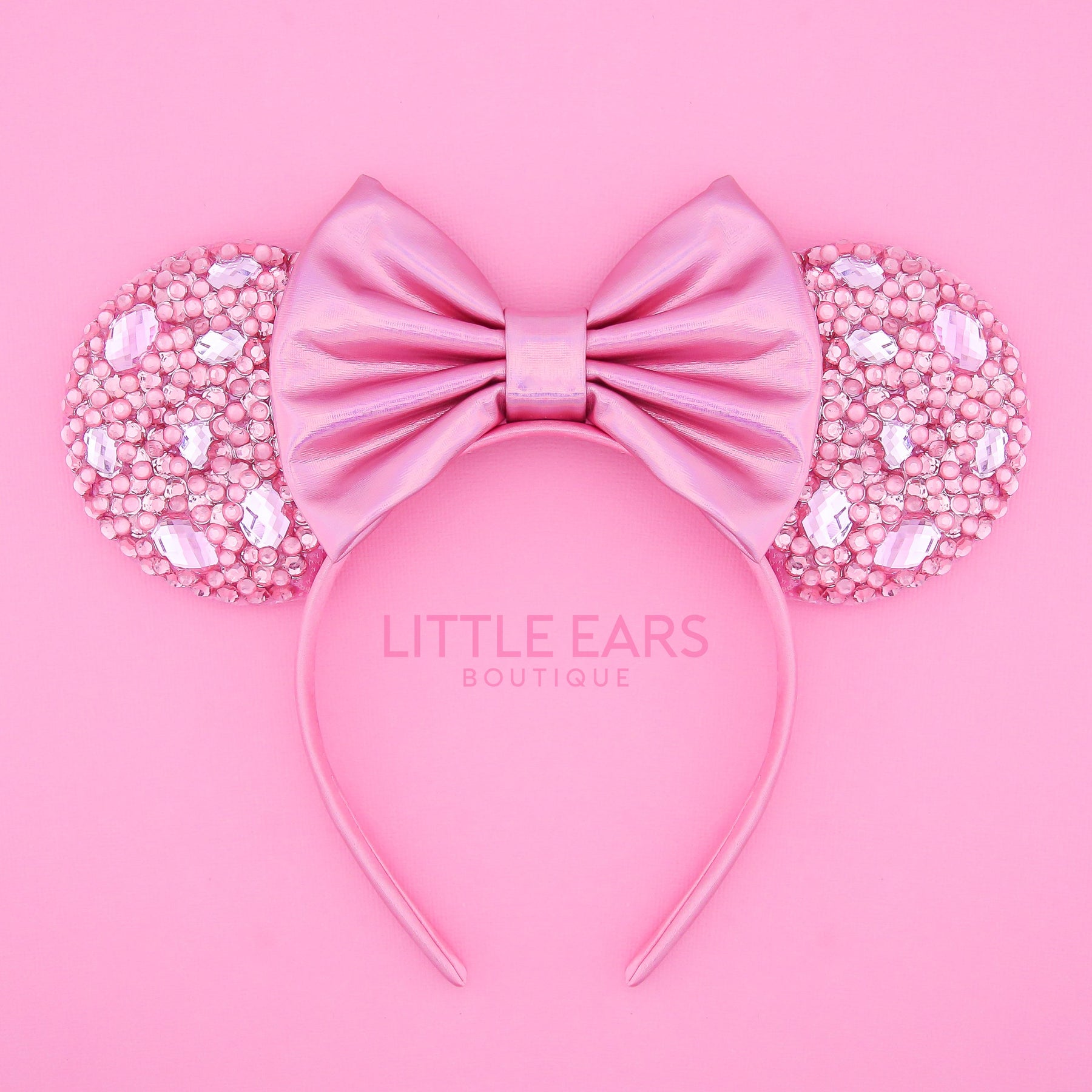 Light Pink Sparkle Mickey Ears