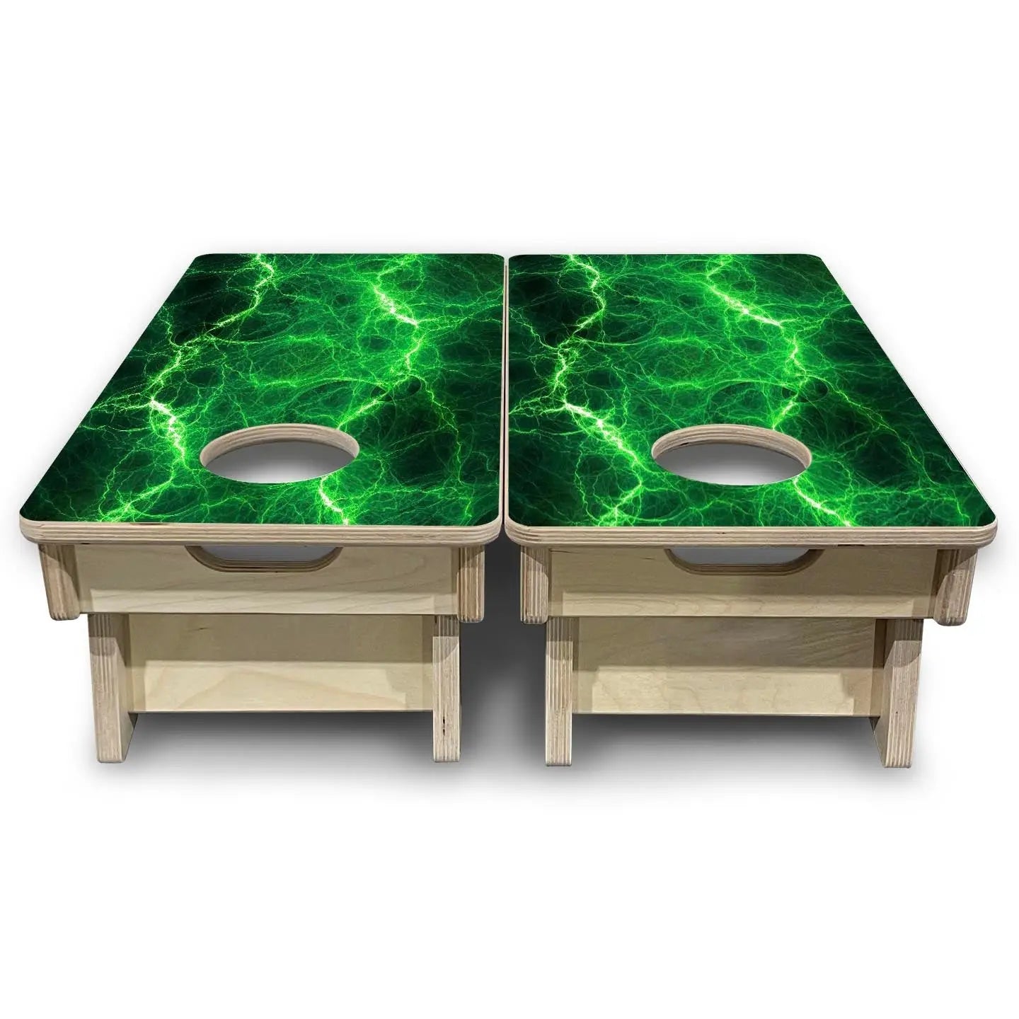 Lightning - Mini Cornhole Board Set (12" x 24") with 8 Mini Bags