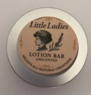 Little Lady Lotion Bar Unscented Helen's All Natural Creations