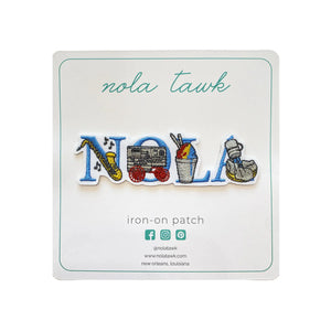 Little Nola Iron-On Patch Nola Tawk