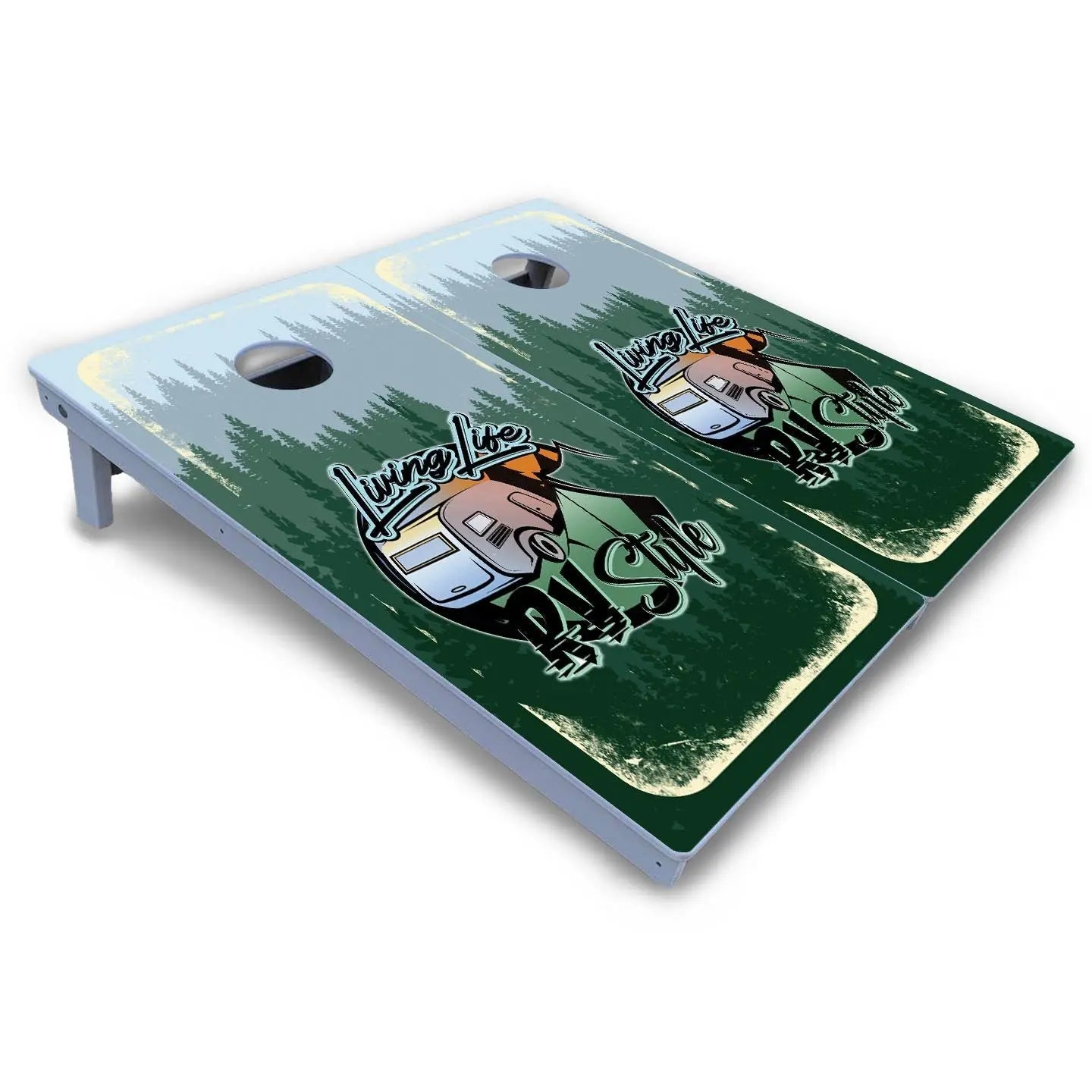 Living Life RV Style Cornhole Boards - All Weather Series Cornhole Solutions