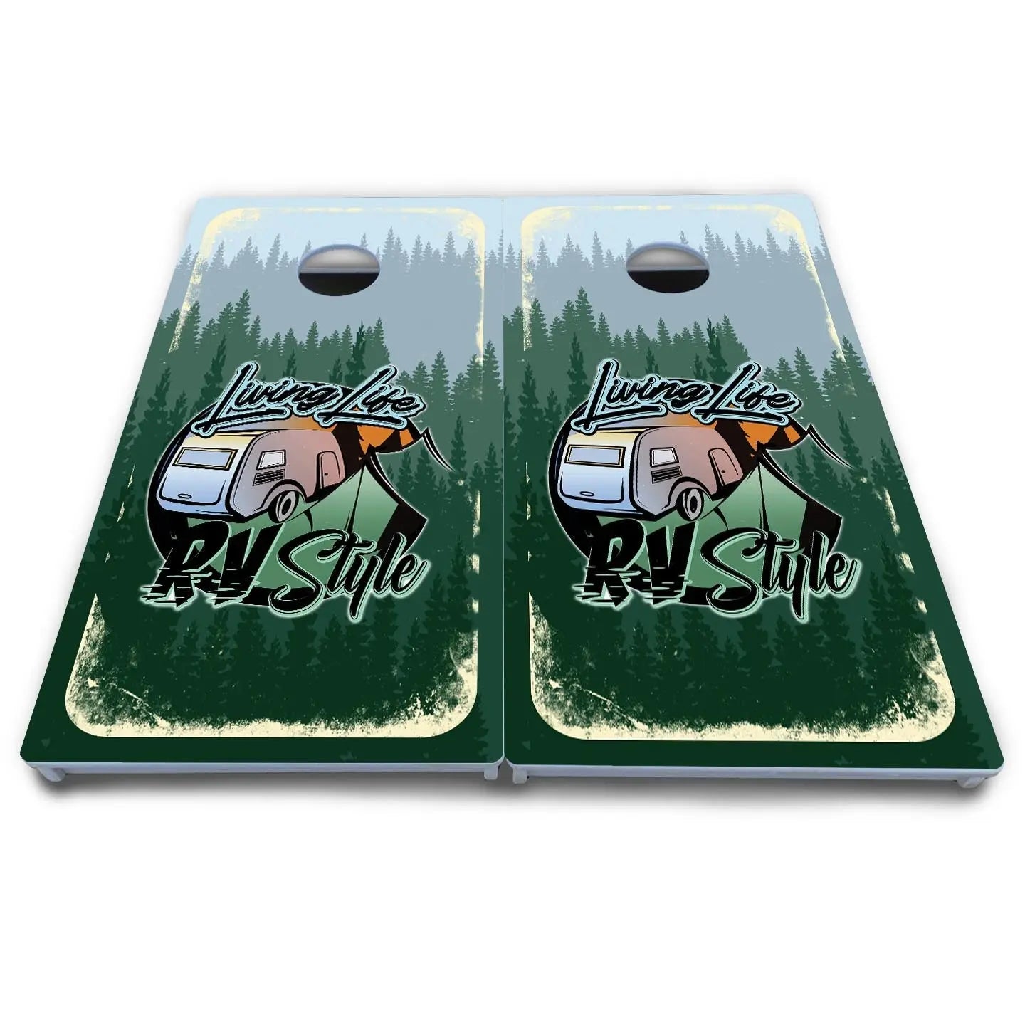 Living Life RV Style Cornhole Boards - All Weather Series Cornhole Solutions