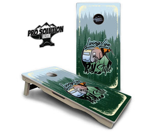 Living Life RV Style Cornhole Boards - Pro Solution Elite Series Cornhole Solutions