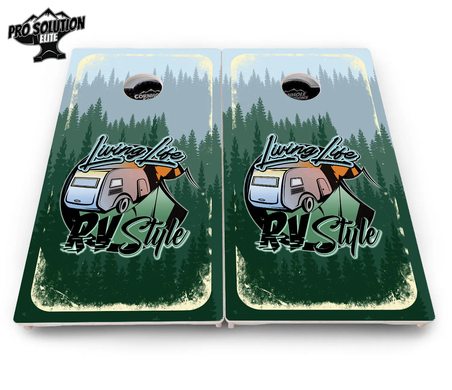 Living Life RV Style Cornhole Boards - Pro Solution Elite Series Cornhole Solutions