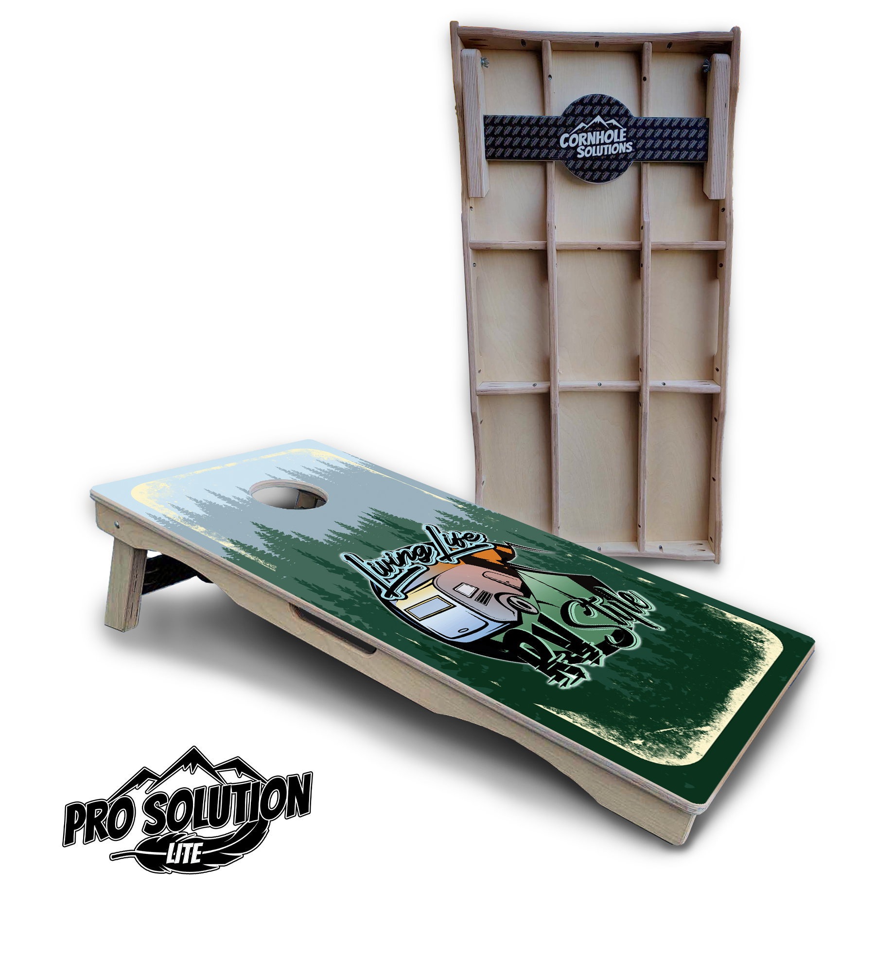 Living Life RV Style Cornhole Boards - Pro Solution Lite Series Cornhole Solutions
