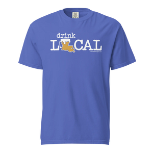 Louisiana Beer Mug Tee – Drink Local - COMFORT COLORS BRAND TEE Drink Beer Gear