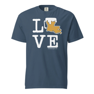 Louisiana Beer Mug Tee – LOVE - COMFORT COLORS BRAND TEE Drink Beer Gear