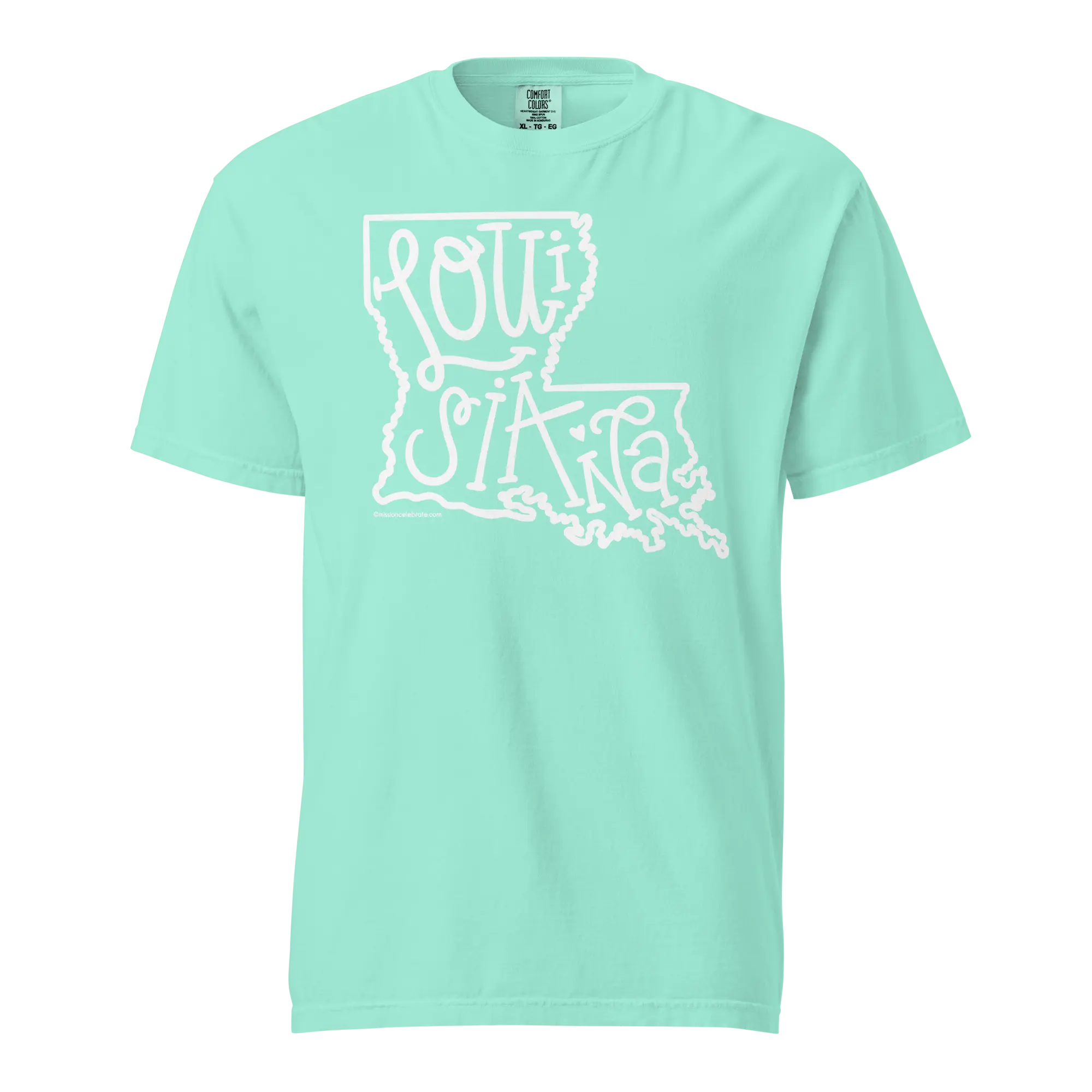 Louisiana T-Shirt - Bouncy Letter Design by Leslie Gonce, Main Street Collective