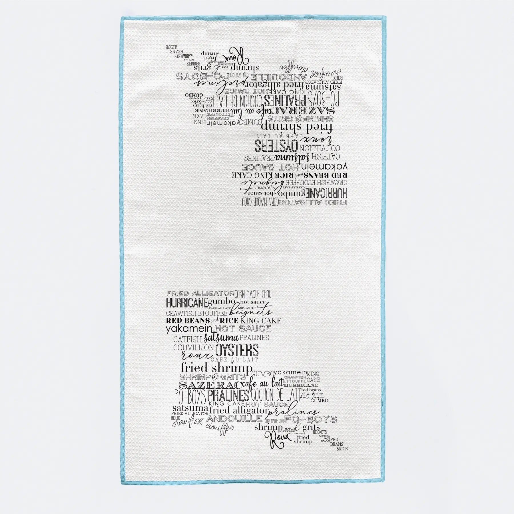 Louisiana Foodie Kitchen Towel Nola Tawk