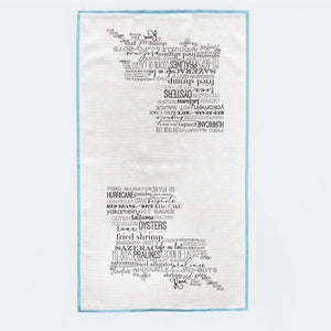 Louisiana Foodie Kitchen Towel Nola Tawk