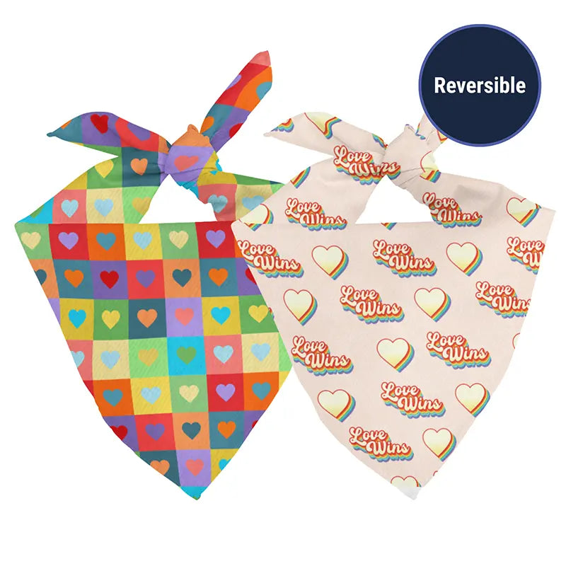 Love Wins Dog Bandana Dog Bandana Co.