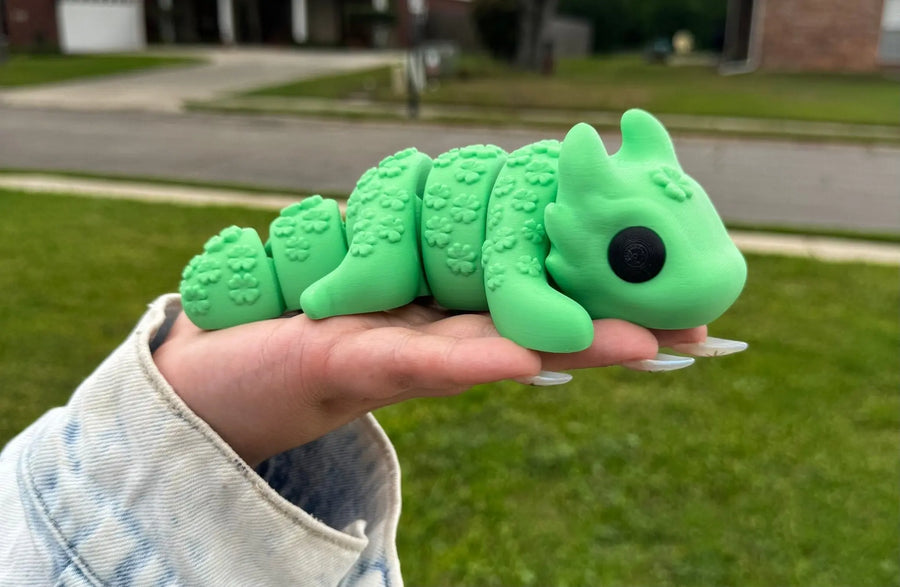 Lucky Dragon 3D Printed Fidget Toy | Shamrock Fantasy Sensory Toy