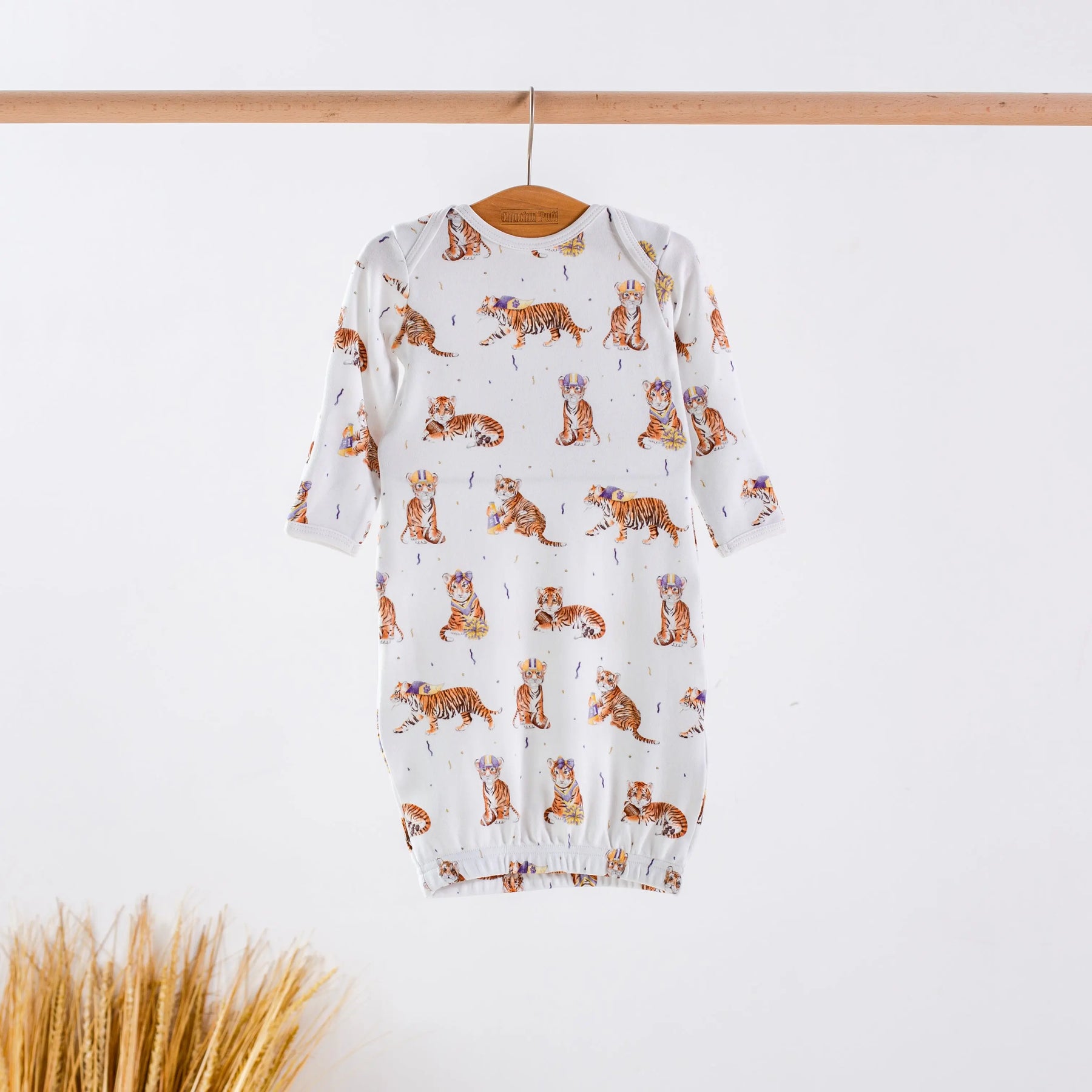 MVC: Louisiana Tigers Organic Cotton Pajama Set Nola Tawk