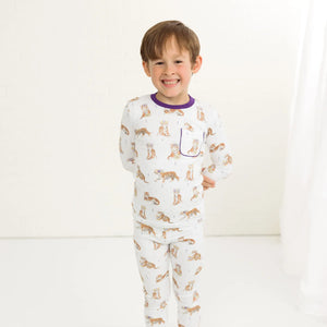 MVC: Louisiana Tigers Organic Cotton Pajama Set Nola Tawk