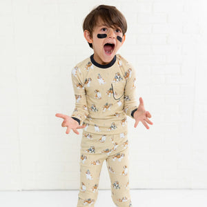 MVP: Louisiana Saints Organic Cotton Pajama Set Nola Tawk