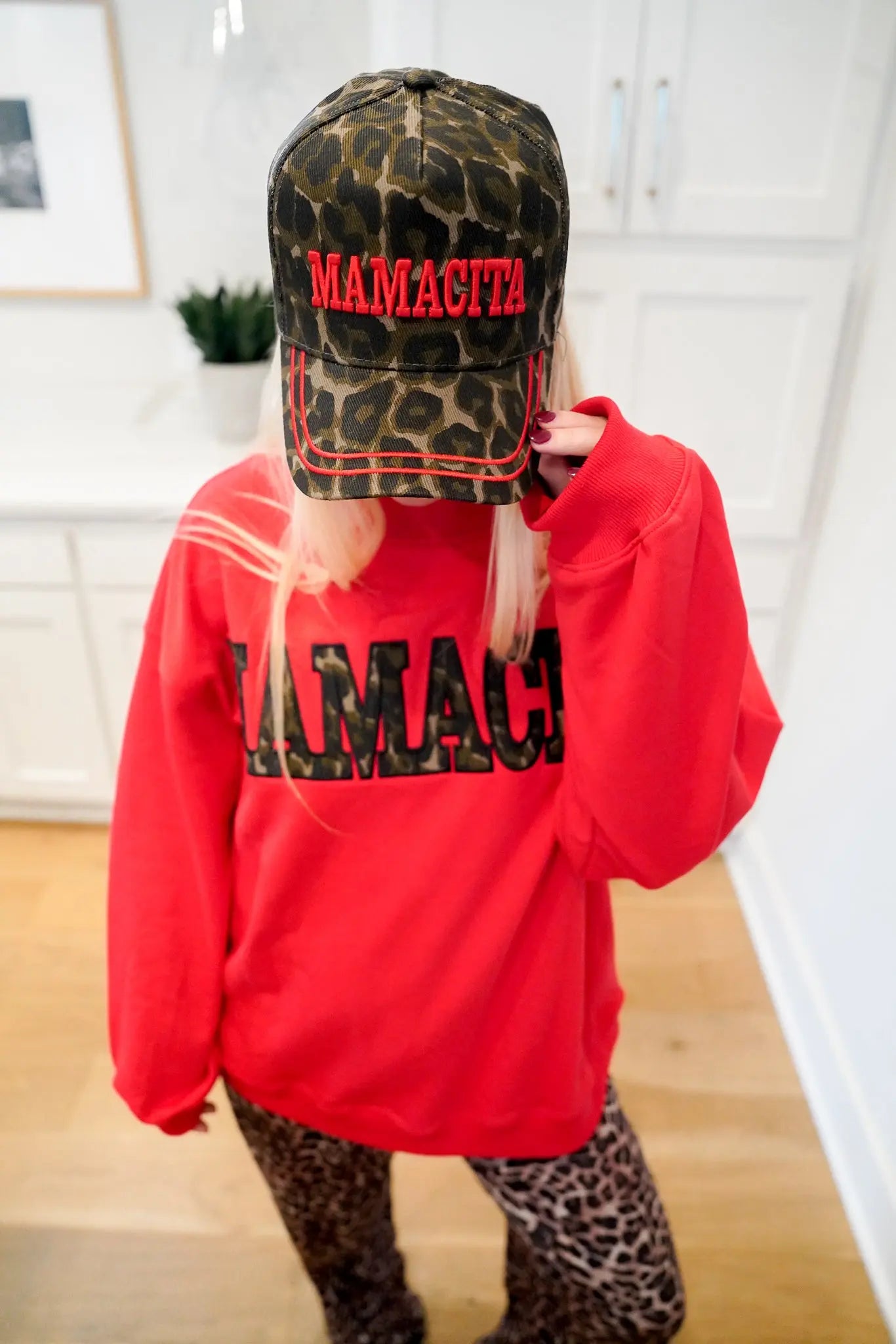 Mamacita - Leopard Vintage Hat - PREORDER KenzKustomz
