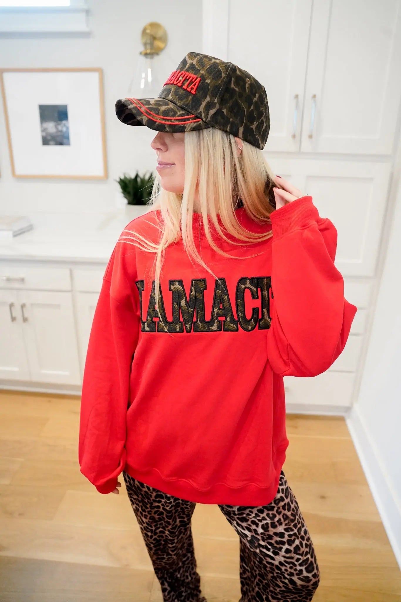 Mamacita - Leopard Vintage Hat - PREORDER KenzKustomz