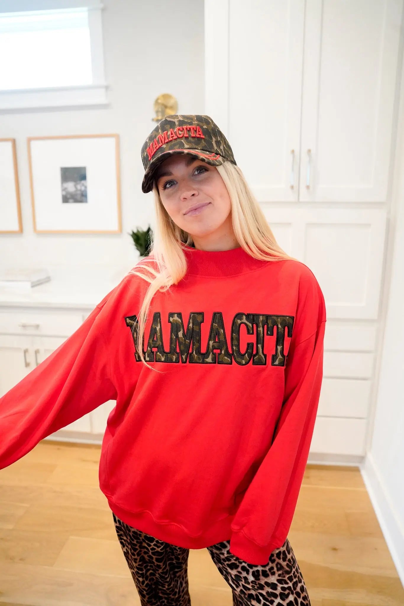 Mamacita - Leopard Vintage Hat - PREORDER KenzKustomz