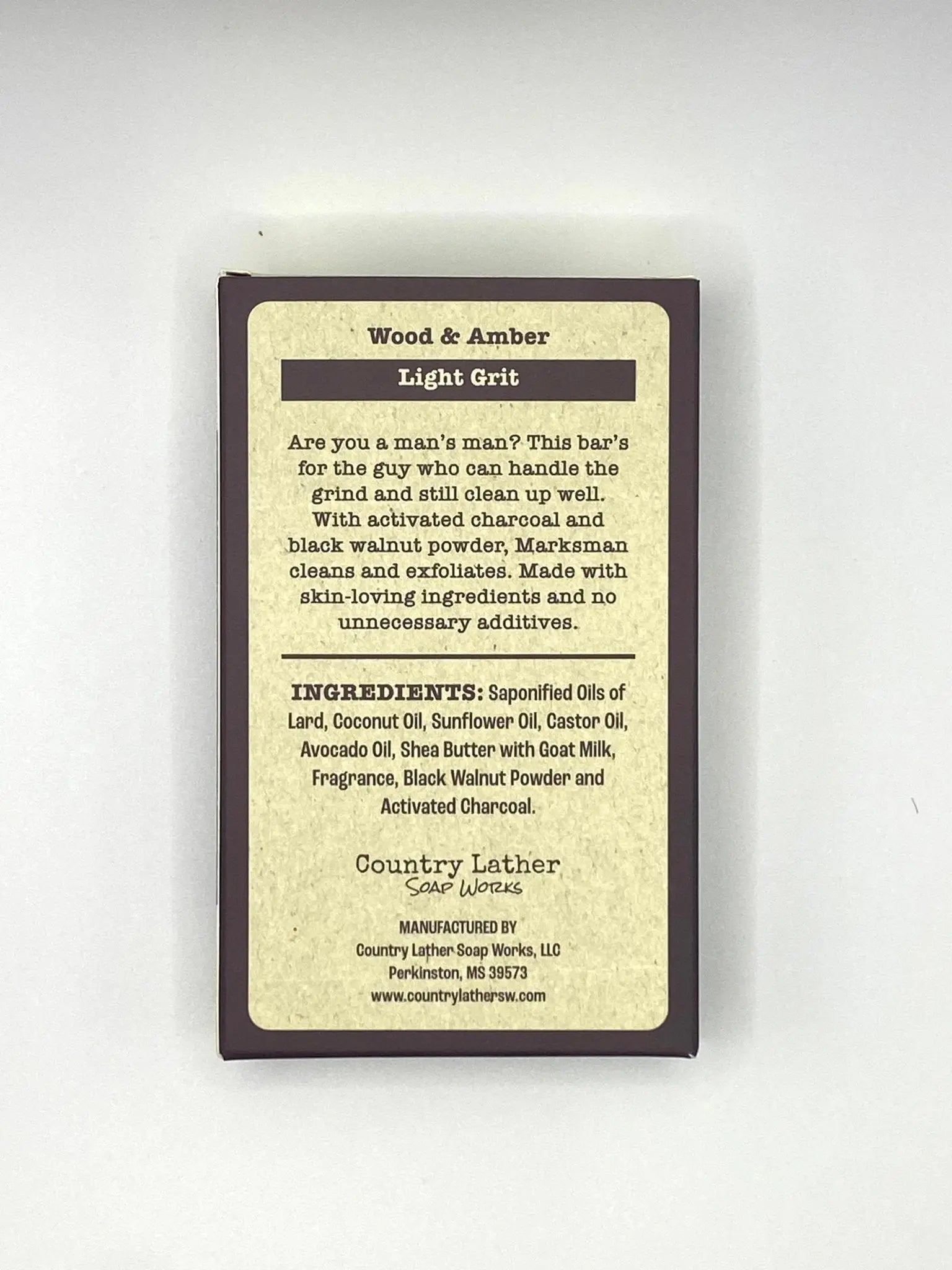 Country Lather Marksman soap bar