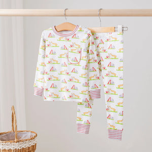 Mascot Mania in Mississippi Organic Cotton Kids Pajamas Nola Tawk