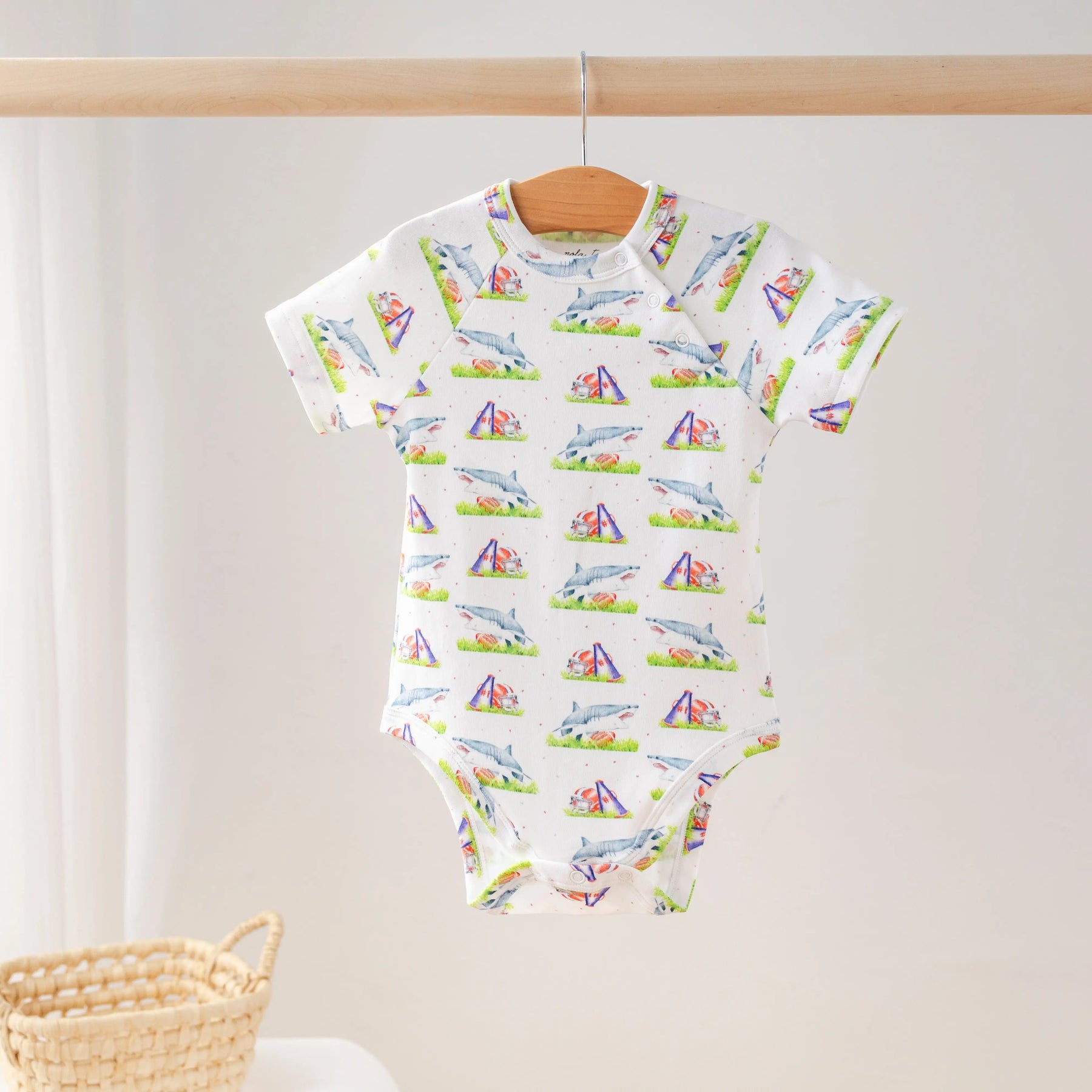Mascot Mania in Ole Miss Organic Cotton Onesie Nola Tawk