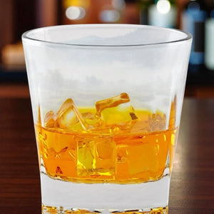 Whiskey Glass with Ice Cubes | Rock Glass by Main Street Collective | Premium Spirits Gift