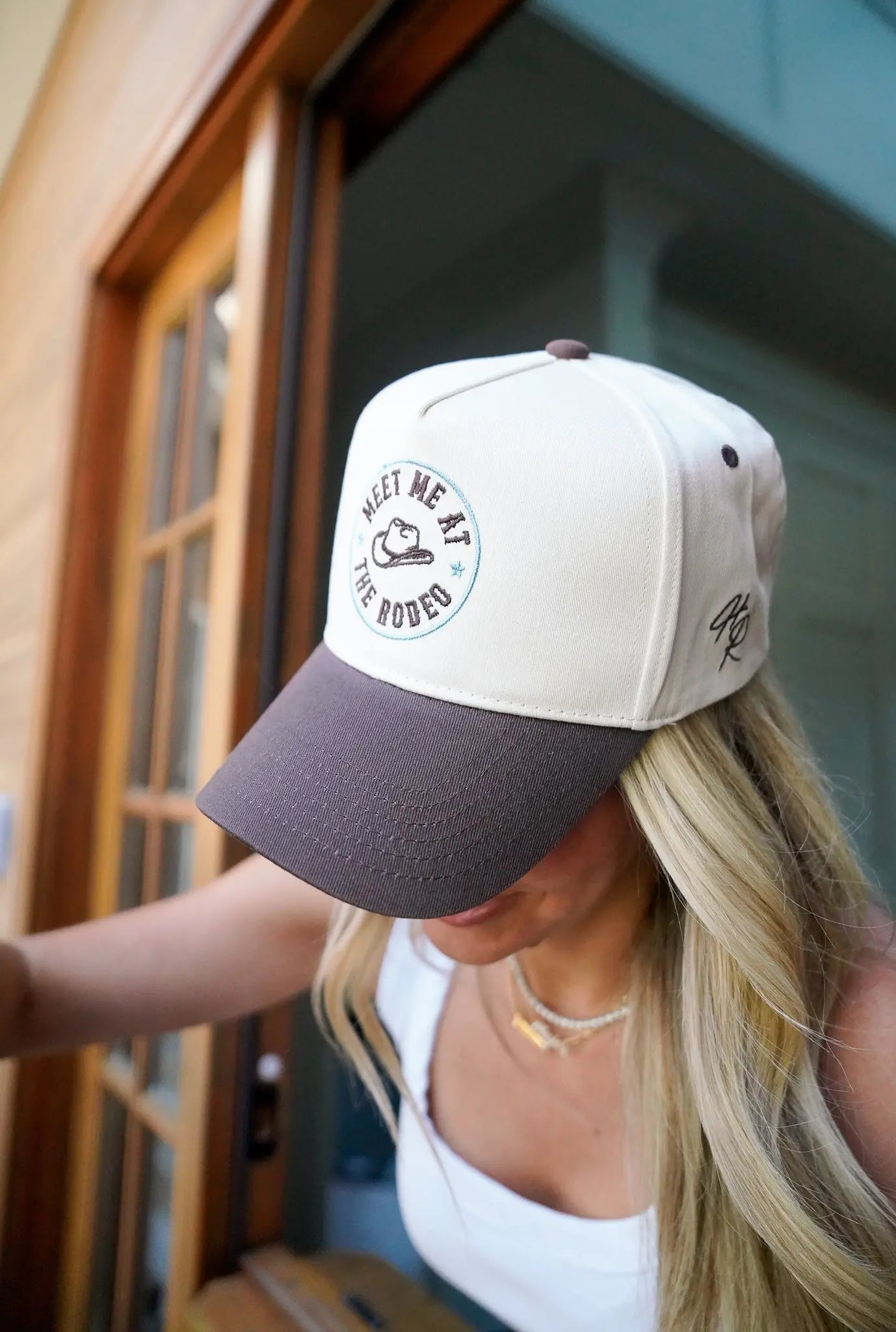 Meet me at the Rodeo - Brown Vintage Trucker Hat KenzKustomz