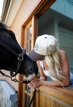 Meet me at the Rodeo - Brown Vintage Trucker Hat KenzKustomz