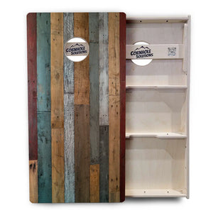 Metallic Wood Planks Cornhole Boards - Professional Tournament Series Cornhole Solutions