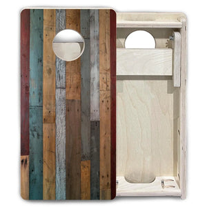 Metallic Wood Planks - Mini or Vacation Size Cornhole Boards Cornhole Solutions