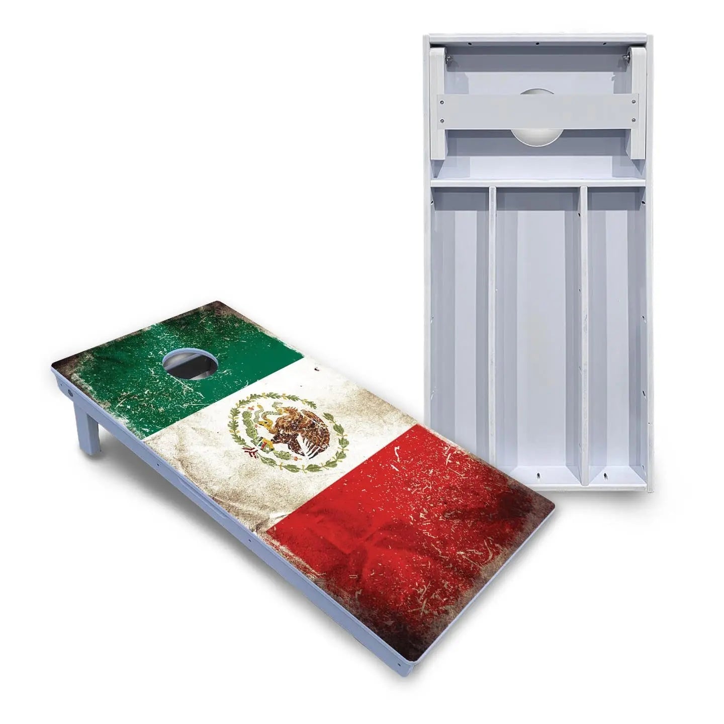 Mexico Flag Cornhole Boards - All Weather Series Cornhole Solutions