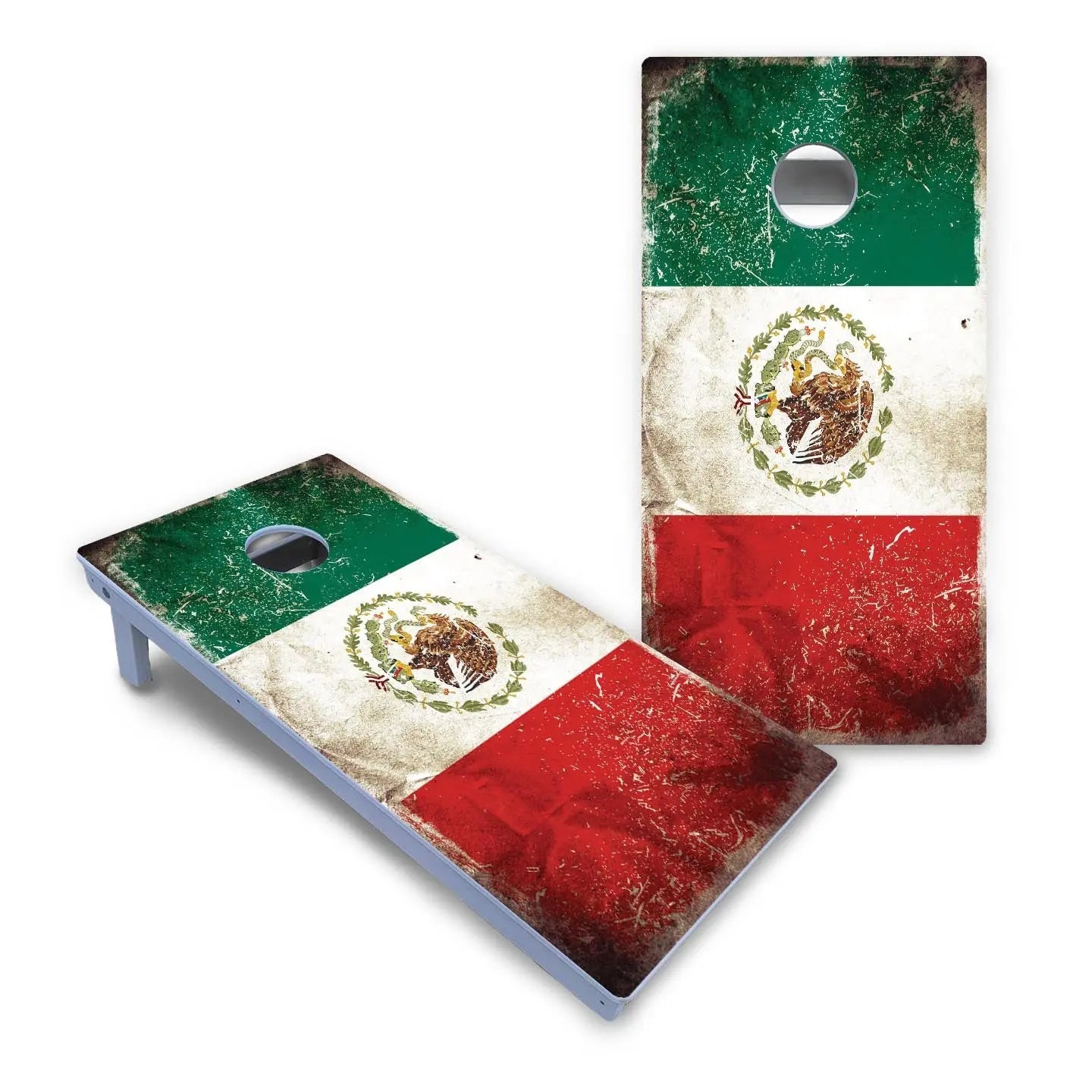 Mexico Flag Cornhole Boards - All Weather Series Cornhole Solutions