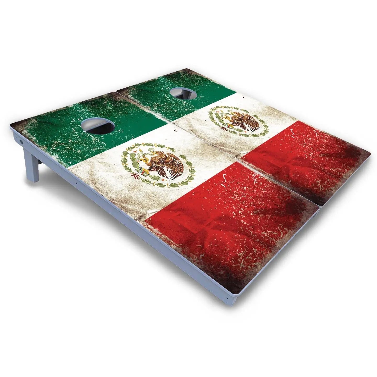 Mexico Flag Cornhole Boards - All Weather Series Cornhole Solutions