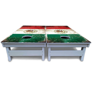 Mexico Flag Cornhole Boards - All Weather Series Cornhole Solutions
