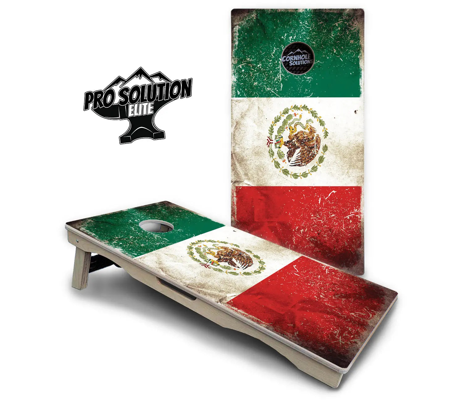 Mexico Flag Cornhole Boards - Pro Solution Elite Series Cornhole Solutions