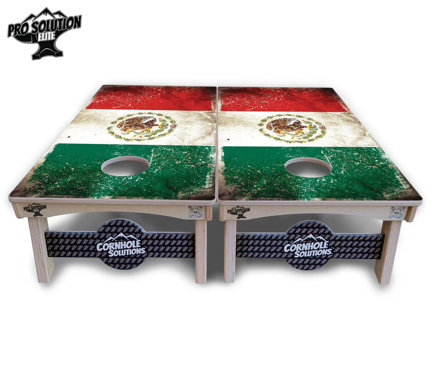 Mexico Flag Cornhole Boards - Pro Solution Elite Series Cornhole Solutions