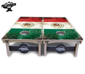 Mexico Flag Cornhole Boards - Pro Solution Elite Series Cornhole Solutions