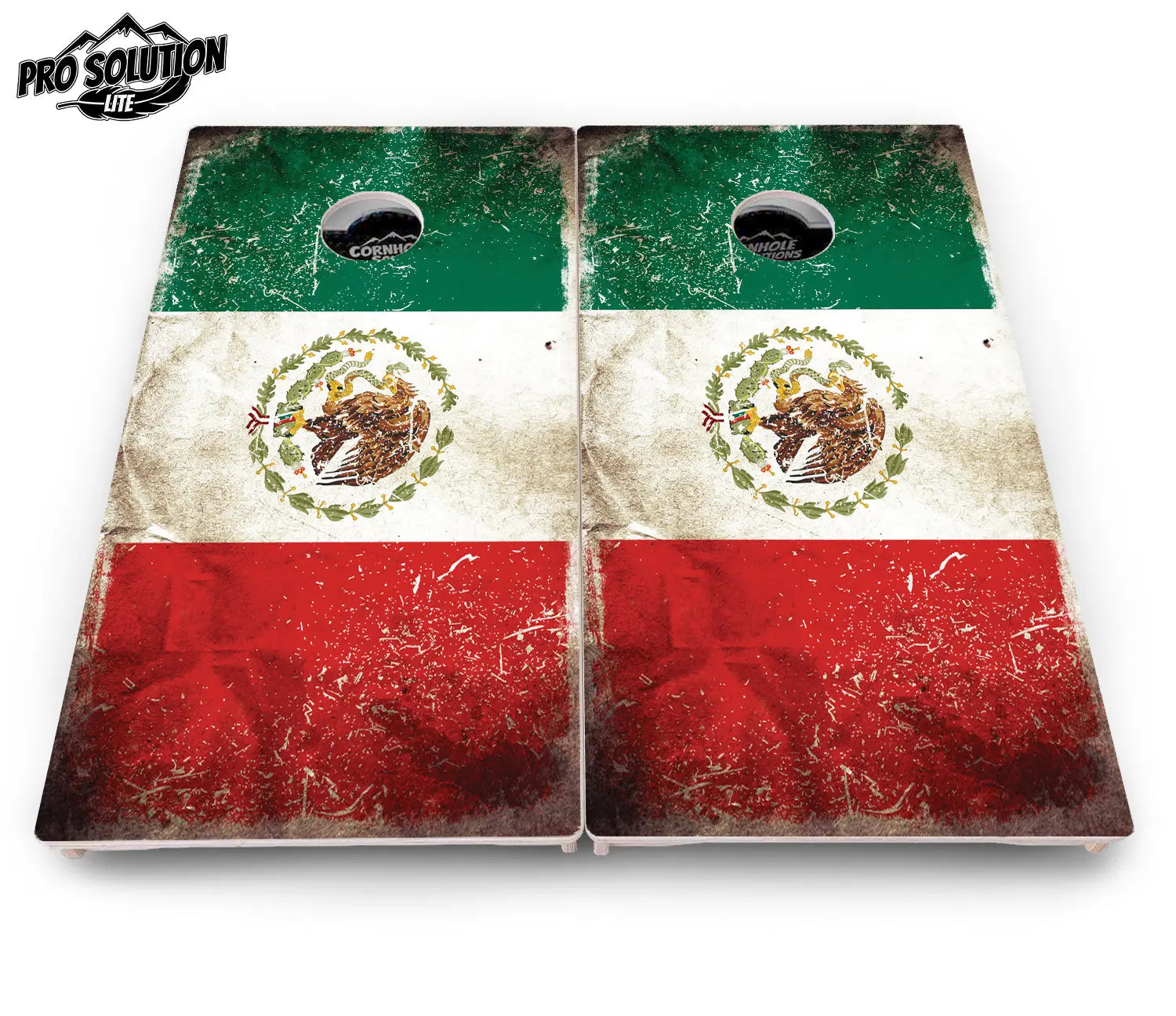 Mexico Flag Cornhole Boards - Pro Solution Lite Series Cornhole Solutions