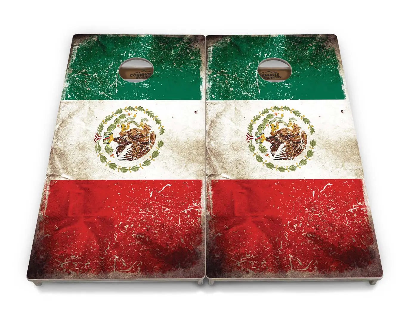 Mexico Flag Cornhole Boards - Professional Tournament Series Cornhole Solutions