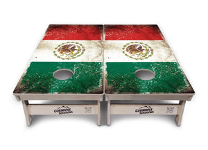 Mexico Flag Cornhole Boards - Professional Tournament Series Cornhole Solutions