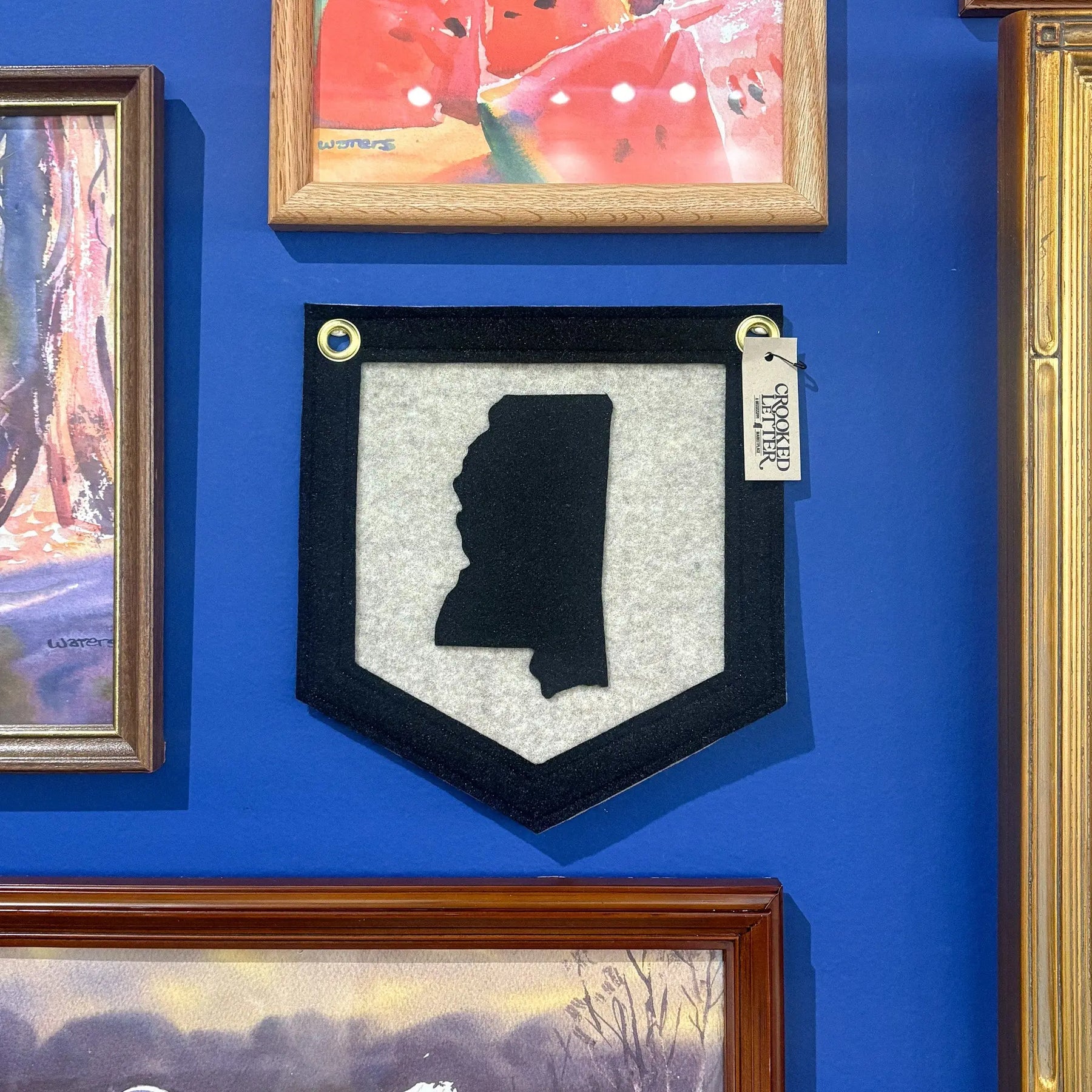 Mini State Pennant Crooked Letter