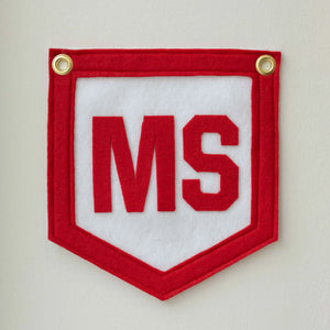 Mini State Pennant Crooked Letter