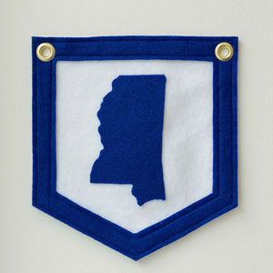 Mini State Pennant Crooked Letter