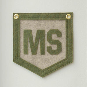 Mini State Pennant Crooked Letter